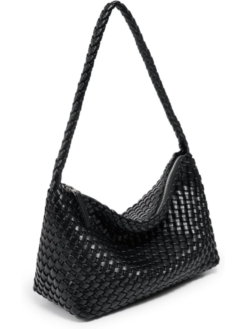 Woven Shoulder Bag Small Woven Hobo Bag Braided Purses for Women
